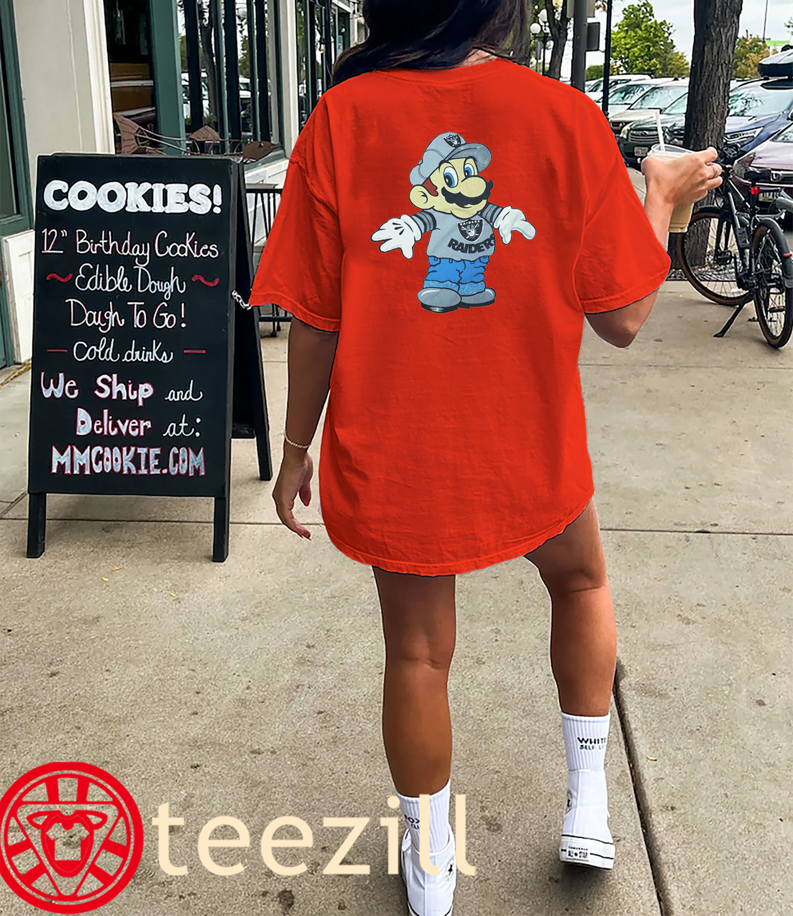 Raiders Super Mario Tee Las Vegas Raiders Shirt Classic