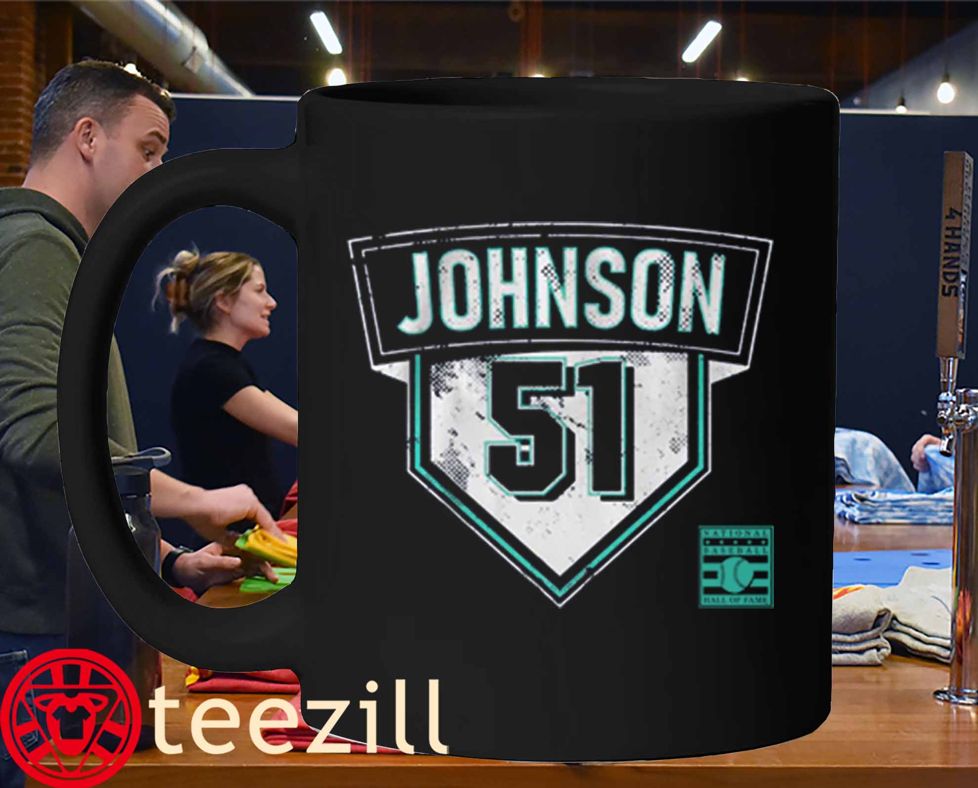 Randy Johnson 51 Apparel- Seattle Baseball Mug
