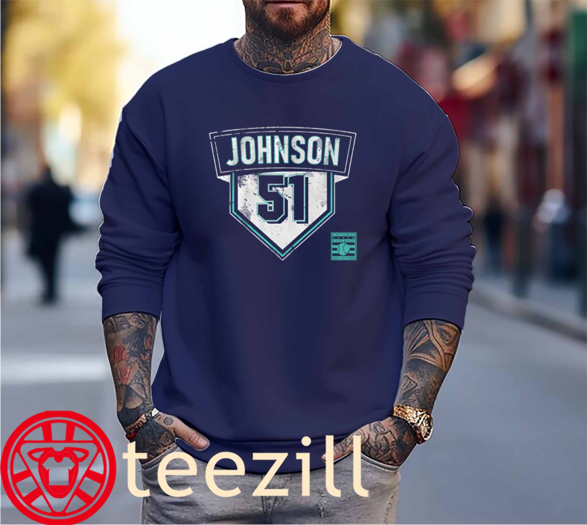 Randy Johnson 51 Apparel- Seattle Baseball Shirt Classic