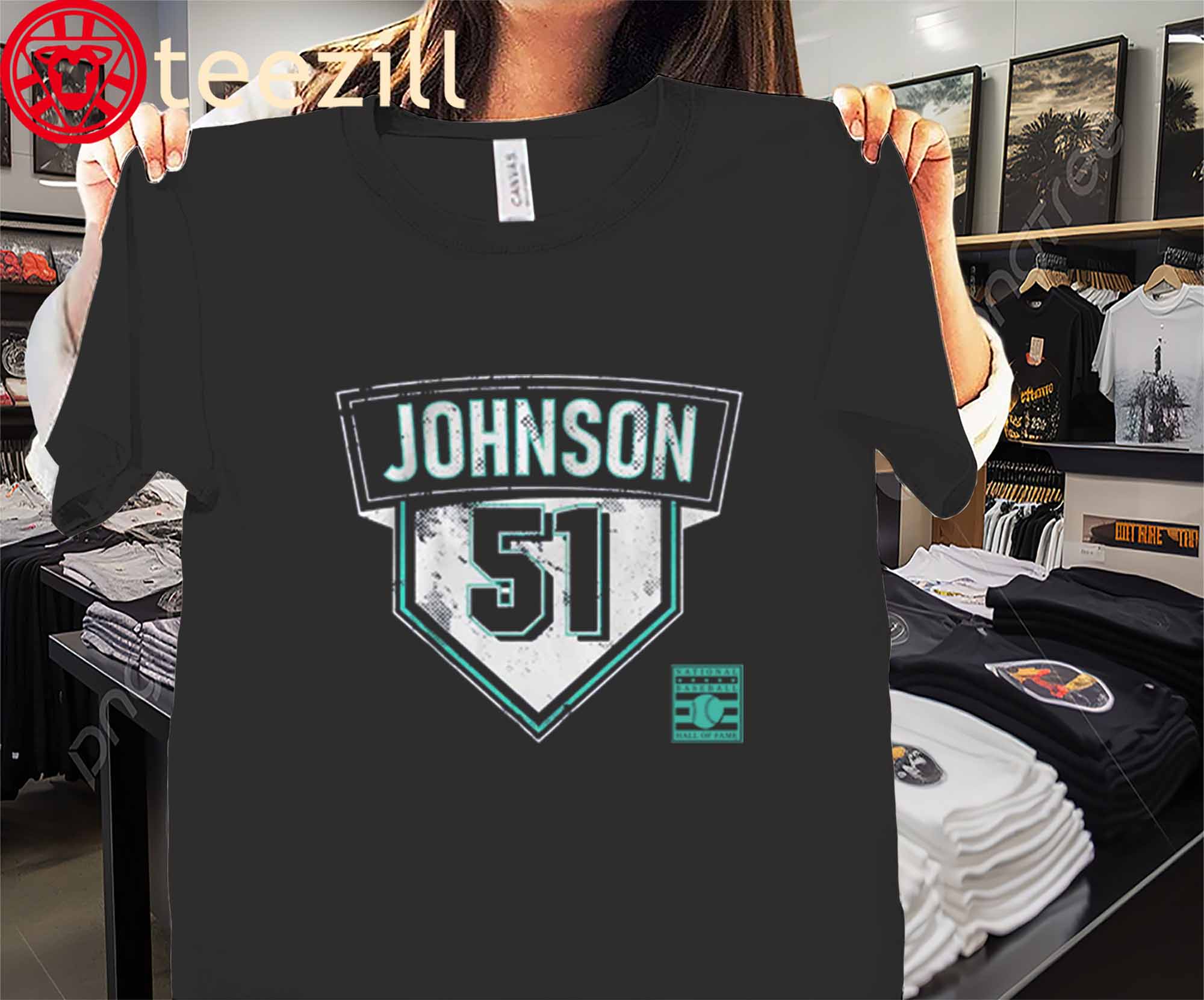Randy Johnson 51 Apparel- Seattle Baseball Shirt