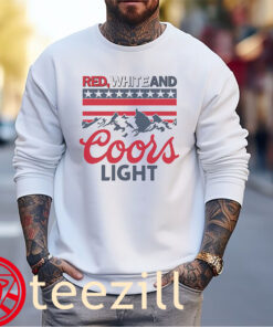 Red White and Coors Light 4th Of July TShirt