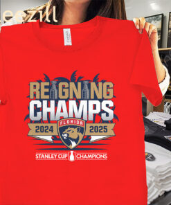 Reigning Champs 2024 - 2025 Stanley Cup Champions Shirt – Florida Panthers