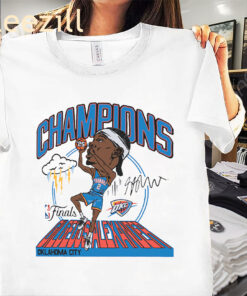 SGA- The Shai Gilgeous-Alexander 2025 NBA Finals Champions Shirt
