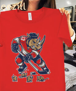 Sam Reinhart And Rhino Shirt Florida Hockey