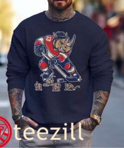 Sam Reinhart And Rhino TShirt Florida Hockey