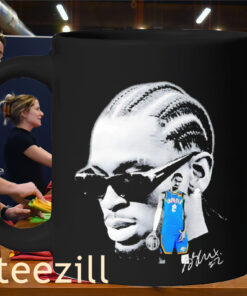 Shai Gilgeous-Alexander Big Head Oklahoma City Thunder Signature Mug