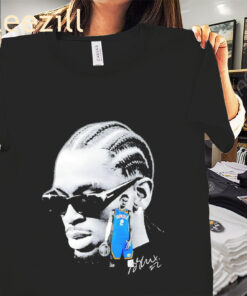 Shai Gilgeous-Alexander Big Head Oklahoma City Thunder Signature Tshirt