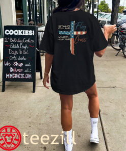 Stand For Flag Kneel For The Cross Shirt classic