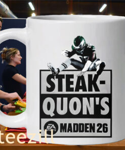 Steak-Quon’s Saquon Barkley EA Sports Madden 26 Cover Post Mug