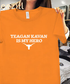 Teagan Kavan is my Hero Tee Shirt - Texas Softball