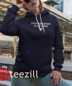 Alternative view of Teagan Kavan is my Hero Tee Shirt - Texas Softball