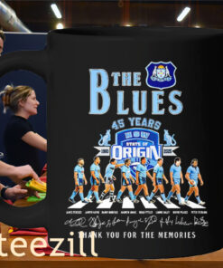 The Blues 45 Year 1980-2025 New South Wales Team Signature Mug