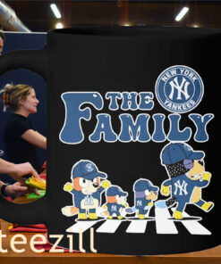 The Family NY Yankees Baseball Bluey Abbey Road Mug