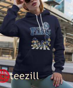 The Family NY Yankees Baseball Bluey Abbey Road Tee Shirts