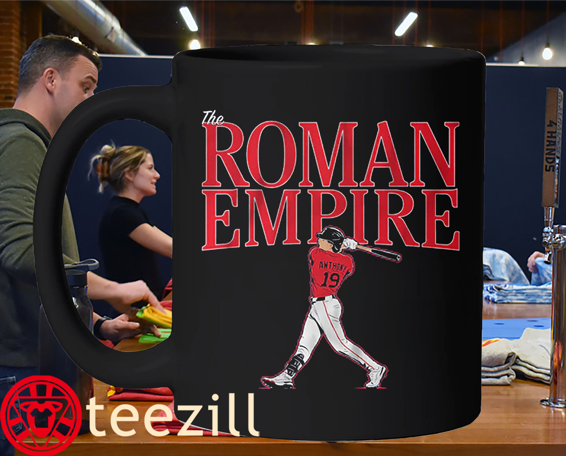 The Roman Empire Mug Boston Roman Anthony Baseball