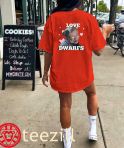 The Stephen Hawking I love Dwarfs Shirt girl