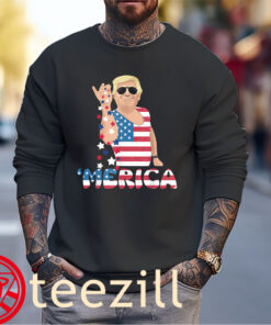 Trump 4th of July America Freedom Independence Day Shirt sweater