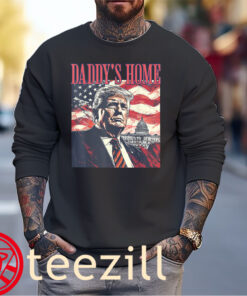Trump Daddys Home White House USA American Flag Premium Shirt sweater