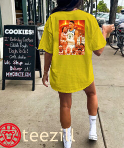 Tyrese Haliburton carring Jalen Brunson Funny Baby NBA Shirt Unisex