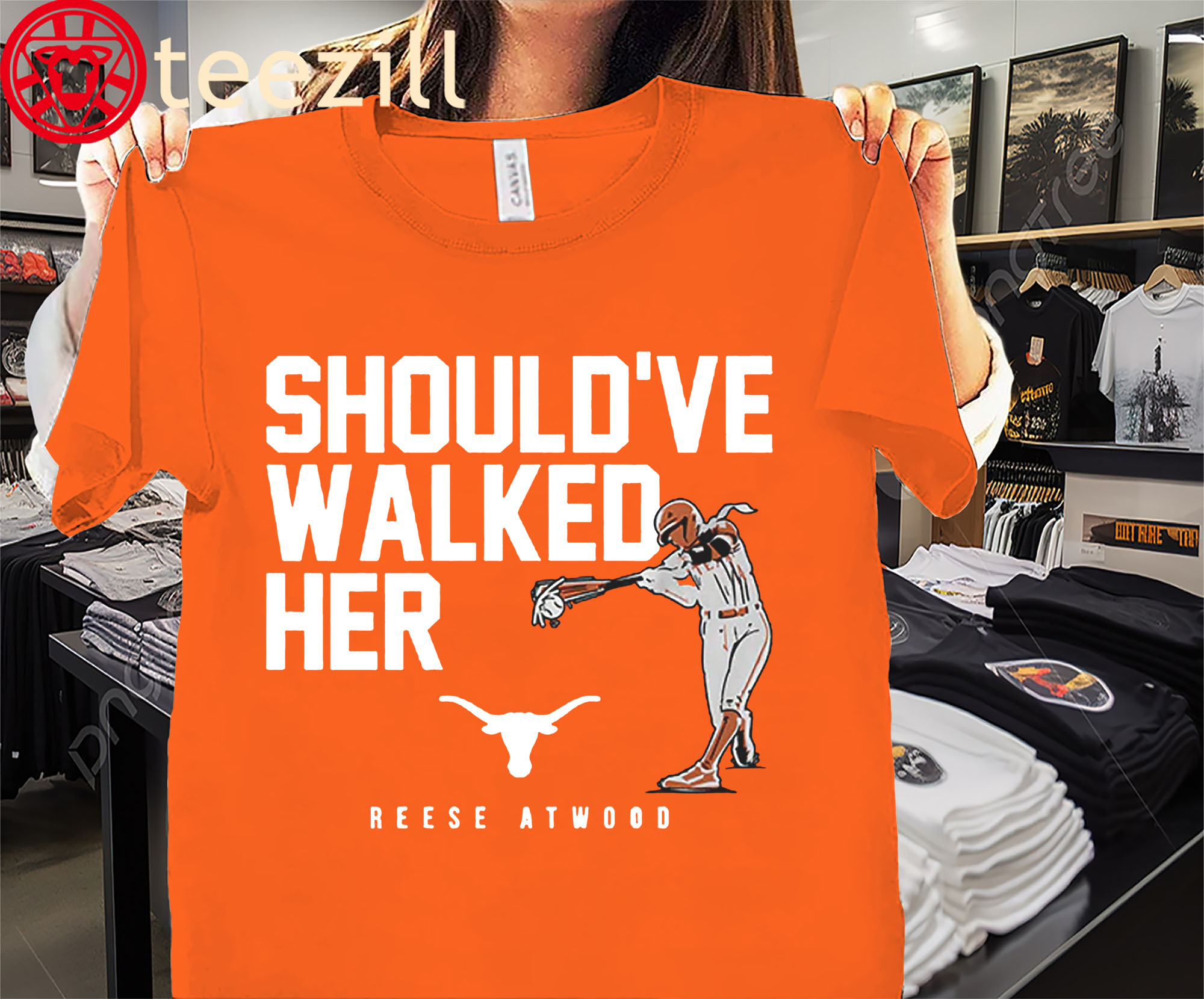 UT Softball Reese Atwood Should've Walked Her Shirt - Texas Softball
