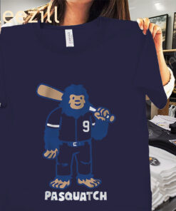 Vinny Pasquantino Pasquatch Cartoon Shirt KC - MLB Baseball