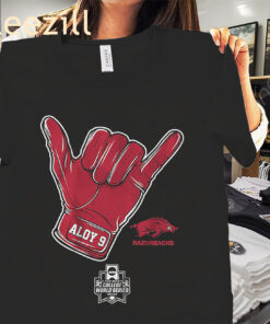 Wehiwa Aloy CWS Shaka Tee Shirt Arkansas Baseball