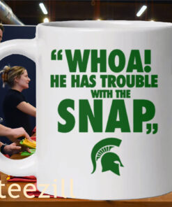 Whoa He Has Trouble With The Snap MSU Football Mug