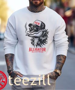 Alligator Alcatraz ICE Florida Swamp Parody Tee