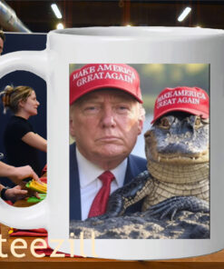 Alligator Alcatraz Premium Mug Donal Trump