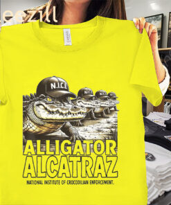 Alligator Alcatraz Tee- Everglades Florida Parody Shirt