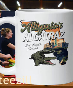 America 2025 Alligator Alcatraz Everglades Florida Mug