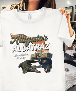 America 2025 Alligator Alcatraz Everglades Florida Shirt