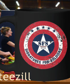 American Captain Star Signatures for Soldiers Shirt mug