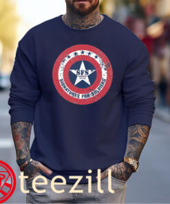 American Captain Star Signatures for Soldiers Shirt sweater