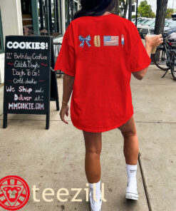 American Icons Baby Tee Girl Kids Flags Shirt Classic