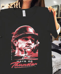Austin Hays Of Thunder Racing MLBPA Tee Shirt
