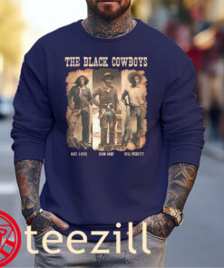 Black History Texas - Black Cowboy Western Rodeo Melanin Shirt Sweater
