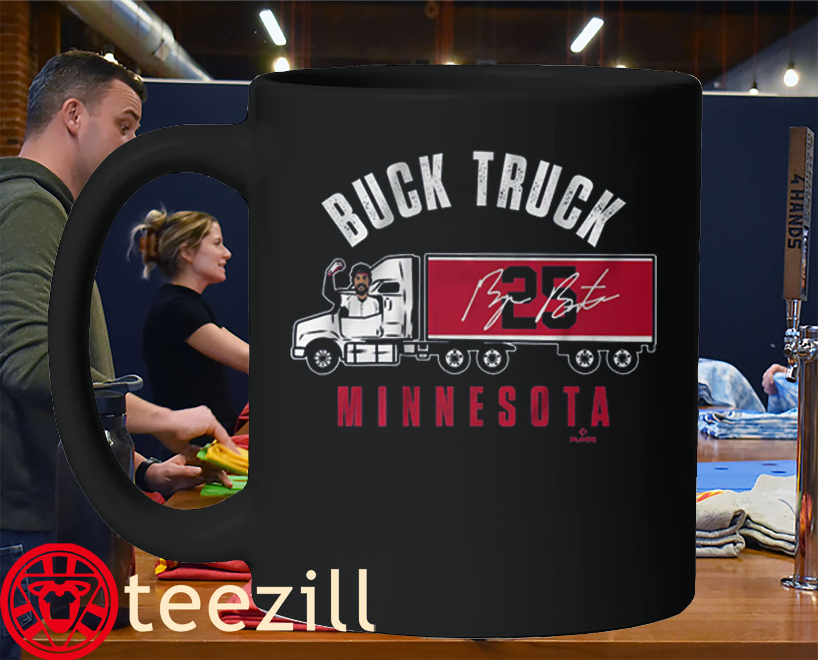 Byron Buxton Stays Buck Trucking Mug Minnesota Twins