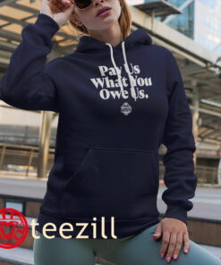 Caitlin Clark- WNBA All-Stars Wear 'Pay Us What You Owe US Shirt Hoodies