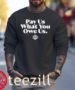 Caitlin Clark- WNBA All-Stars Wear 'Pay Us What You Owe US Shirt Sweater