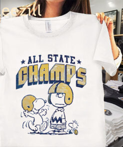 Charlie Brown and Snoopy All-State Champs 2025 Shirt
