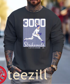 Clayton Kershaw 3,000 K’s Unisex