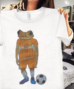 Dtmf Funny Frog Futbol Soccer Shirt