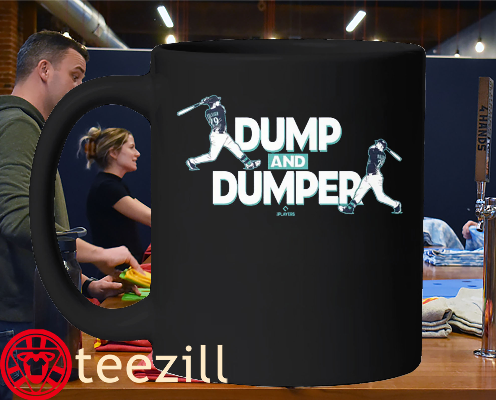 Dump And Dumper Cal Raleigh Mug Seattle Baseball