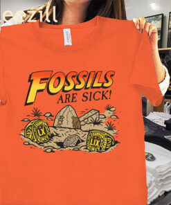 Fossils Are Sick Cincinnati Champion Ring Shirt