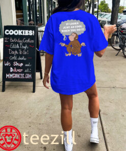 Funny Smoking Monkey Meme Tee It Looks Just As Cool When You Do It Shirt Classic