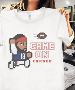 Game On Chicago Caleb Williams 8-Bit Shirt – Chicago Bears