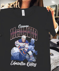 Graphic Edmonton Oilers Connor McDavid Shirt