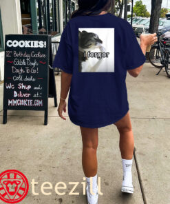 I Forgor Cringey Shirt Funny Cat Classic