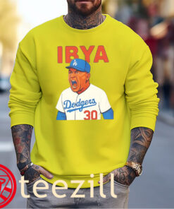 IBYA I'll Beat Your Ass LA Dodgers Shirt Dave Roberts Sweater